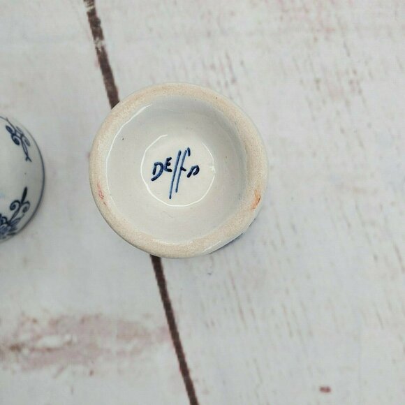 Vintage Rare Delfa Windmill Mini Thimble & 2" Tea Cups Collectible Set - Picture 4 of 11